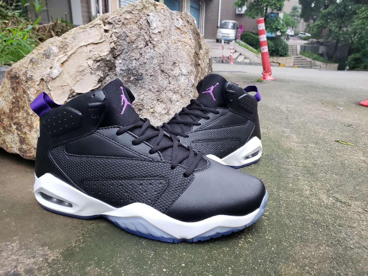 Air Jordan Lift Off AJ6 Black White Puprle Shoes